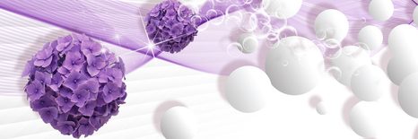 CANVAS PRINT FLOWERS WITH AN ABSTRACT BACKGROUND - ABSTRACT PICTURES - PICTURES