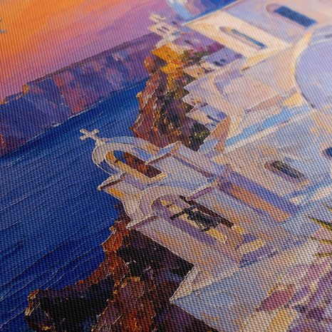 WANDBILD BLAUE KUPPEL ÜBER DEM MEER - BILDER MEER UND STRAND - BILDER