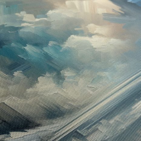 SLIKA LEDENI PLANINSKI PEJZAŽ - APSTRAKTNE SLIKE - SLIKE