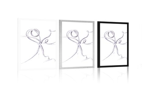 PLAKÁT TAJEMNÝ NÁPIS LOVE - MOTIVY Z NAŠÍ DÍLNY - PLAKÁTY