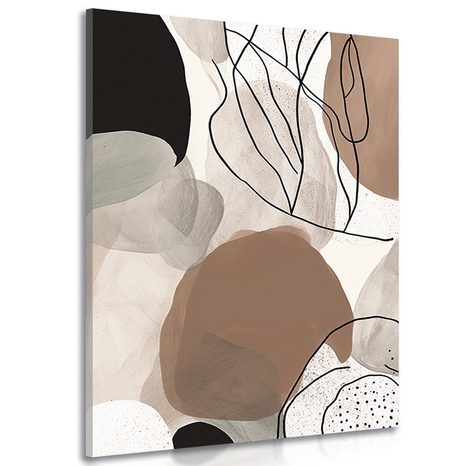 CANVAS PRINT ABSTRACT SHAPES NO5 - PICTURES OF ABSTRACT SHAPES - PICTURES