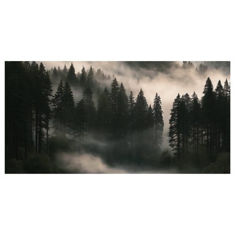 OBRAZ RANNÍ OPAR NAD LESEM - PICTURES FOREST - PICTURES