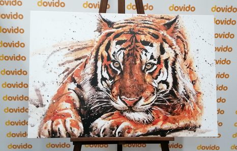 QUADRO SU TELA – PREDATORE DEGLI ANIMALI - QUADRI DI ANIMALI - STAMPE E QUADRI