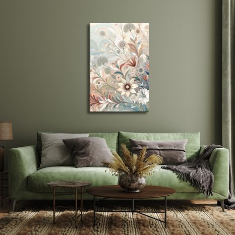 OBRAZ ELEGANTNÍ KVĚTY V JEMNÝCH LINIÍCH - PICTURES FLOWERS - PICTURES