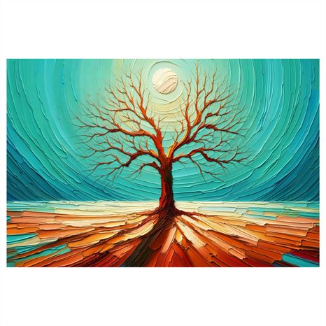 OBRAZ STROM ŽIVOTA POD SLUNCEM - OBRAZY STROMY ŽIVOTA - OBRAZY
