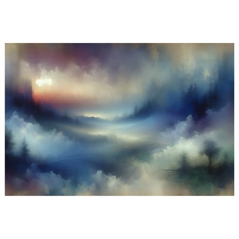 OBRAZ TAJEMNÉ ÚDOLÍ - OBRAZY LES - OBRAZY