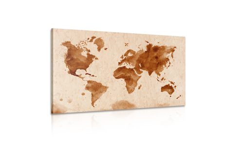 SLIKA ZEMLJEVID SVETA V RETRO IZVEDBI - SLIKE ZEMLJEVIDI - SLIKE