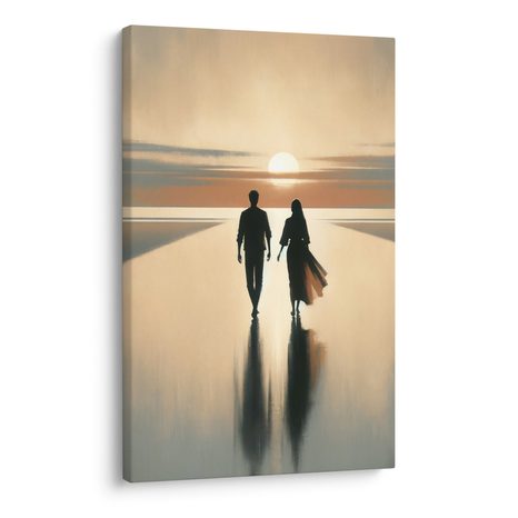 WANDBILD ROMANTISCHER WEG - BILDER MEER UND STRAND - BILDER