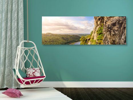 OBRAZ PANORAMATICKÝ VÝHLED - OBRAZY PŘÍRODY A KRAJINY - OBRAZY