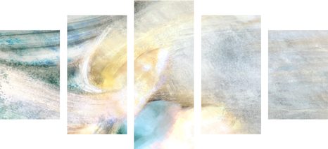 5-DÍLNÝ OBRAZ NEVŠEDNÍ ABSTRAKCE - ABSTRAKTNÍ OBRAZY - OBRAZY