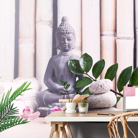 WALL MURAL WELLNESS BUDHA - WALLPAPERS FENG SHUI - WALLPAPERS