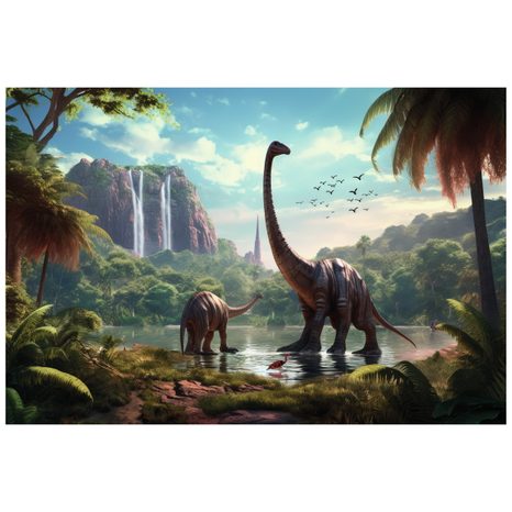 SAMOLEPÍCÍ TAPETA NEODHALENÁ ZEMĚ DINOSAURŮ - SAMOLEPÍCÍ TAPETY - TAPETY