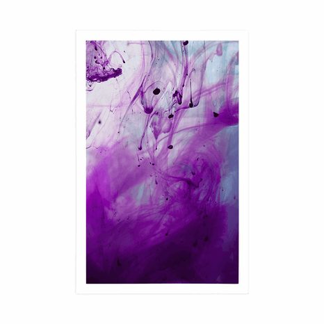 POSTER – ASTRAZIONE VIOLA MAGICA - ASTRATTO E MODELLATO - POSTER