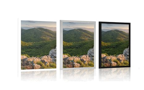 PLAKÁT PŘÍRODA ZALITÁ SLUNCEM - PŘÍRODA - PLAKÁTY