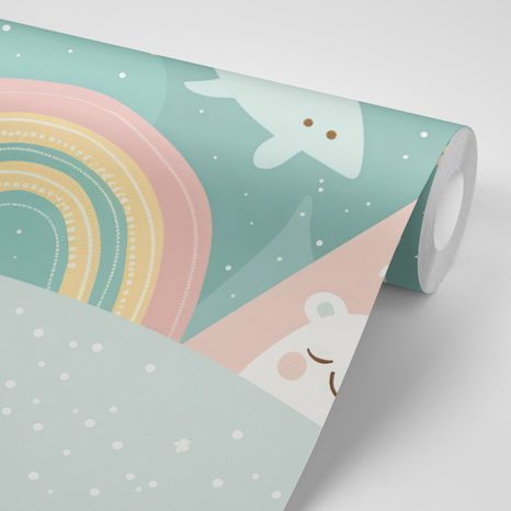 TAPETE FÜR KINDER AUS DEM TIERREICH - KINDERTAPETEN - TAPETEN