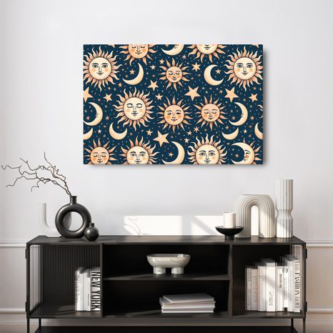 OBRAZ NEBESKÁ OBLOHA - DĚTSKÉ OBRAZY VESMÍR - OBRAZY