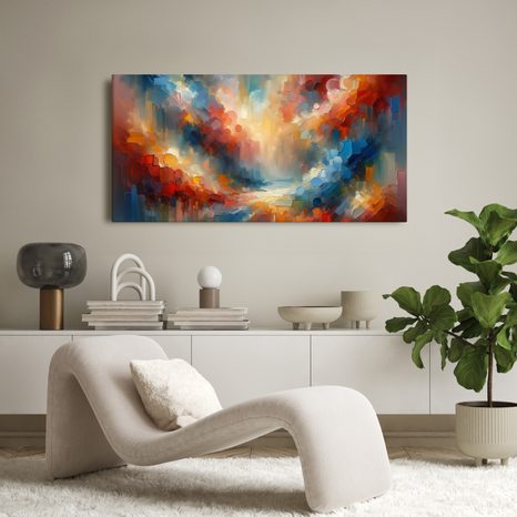 WANDBILD MAGISCHE TRAUMLANDSCHAFT - ABSTRAKTE BILDER - BILDER