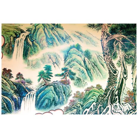 SELF ADHESIVE WALLPAPER CHINESE LANDSCAPE PAINTING - SELF-ADHESIVE WALLPAPERS - WALLPAPERS