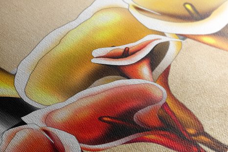 SLIKA ELEGANTNI CVETOVI KALE - ABSTRAKTNE SLIKE - SLIKE