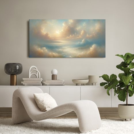 OBRAZ NEBESKÉ SVĚTLO - OBRAZY VÝCHOD A ZÁPAD SLUNCE - OBRAZY