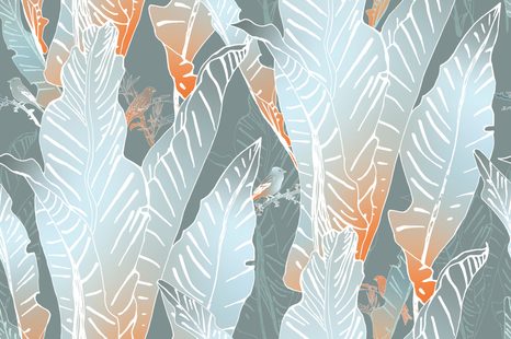 SAMOLEPÍCÍ TAPETA UKRYTÉ PTÁČCI V EXOTICKÝCH LISTECH - SAMOLEPÍCÍ TAPETY - TAPETY