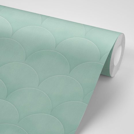 CARTA DA PARATI – ARCO VERDE MODERNO - CARTA DA PARATI SCHEMA - CARTA DA PARATI