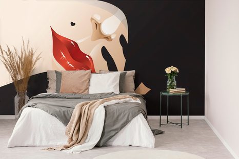 SELBSTKLEBENDE TAPETE VERHÜLLTE FRAU - SELBSTKLEBENDE TAPETEN - TAPETEN