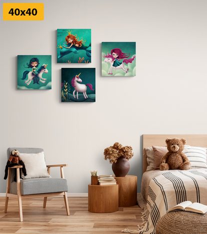 SET DI QUADRI – CREATURE FIABESCHE - COLLEZIONI DI QUADRI - STAMPE E QUADRI