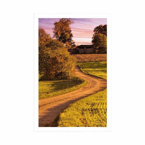 AFFICHE – VUE SUR LE PAYSAGE RURAL - NATURE - AFFICHES