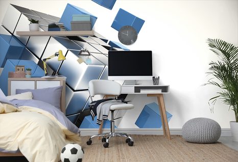 TAPETA STRATEGICKÁ KOSTKA - VZOROVANÉ TAPETY - TAPETY