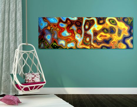 OBRAZ BAREVNÁ ABSTRAKCE - ABSTRAKTNÍ OBRAZY - OBRAZY