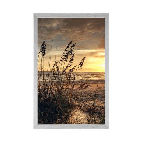 POSTER SUNSET ON THE BEACH - NATURE - POSTERS