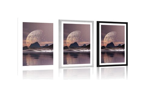 POSTER – TERRA FUTURISTICA - UNIVERSO E STELLE - POSTER