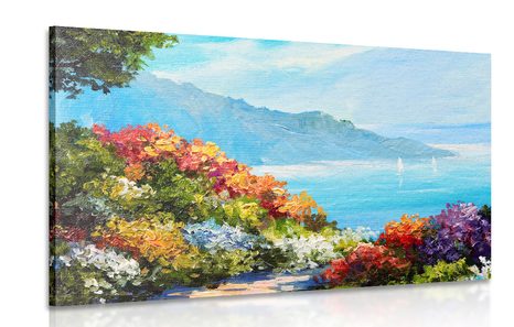 QUADRO VISTA SUL MARE - QUADRI DI NATURA E PAESAGGIO - QUADRI