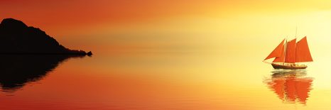 TABLOU VELIER PORTOCALIU - TABLOU NATURĂ ȘI PEISAJE NATURALE - TABLOURI