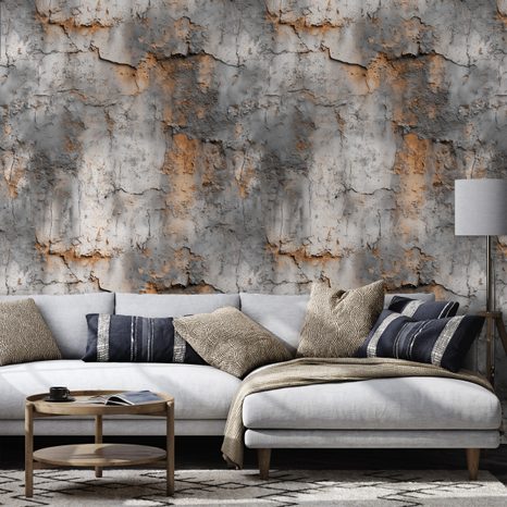TAPETA INDUSTRIÁLNÍ BETONOVÁ TEXTURA - TAPETY S IMITACÍ CIHLY, KAMENE A BETONU - TAPETY