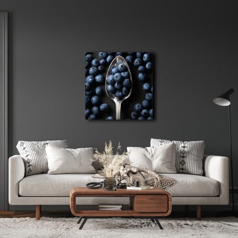OBRAZ MODRÉ BORŮVKOVÉ OSVĚŽENÍ - OBRAZY JÍDLA A NÁPOJE - OBRAZY