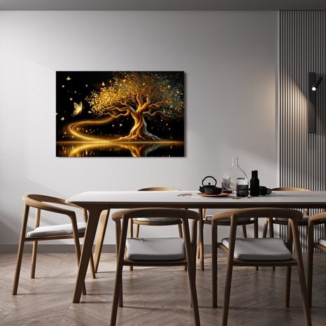 OBRAZ STROM ŽIVOTA ZLATÁ MAGIE - OBRAZY STROMY ŽIVOTA - OBRAZY
