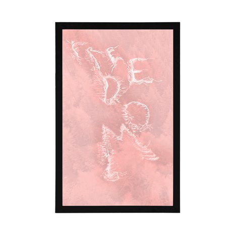 PLAKÁT S NÁPISEM FREEDOM - MOTIVY Z NAŠÍ DÍLNY - PLAKÁTY