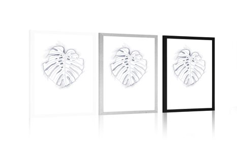 POSTER – FOGLIA DI MONSTERA - MOTIVI DALLA NOSTRA OFFICINA - POSTER