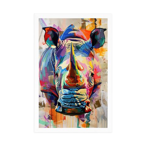 PLAGÁT NOSOROŽEC S IMITÁCIOU MAĽBY - NOSOROŽCE - PLAGÁTY