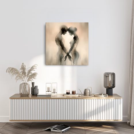 WANDBILD MOMENT, DER EWIG BLEIBT - BILDER MIT LIEBESMOTIVEN - BILDER