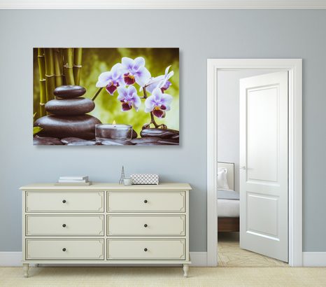 STAMPA SU TELA – NATURA MORTA SPA - QUADRI FENG SHUI - STAMPE E QUADRI