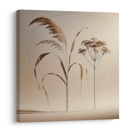 OBRAZ MINIMALISTICKÉ TRÁVY - OBRAZY TRÁVY - OBRAZY