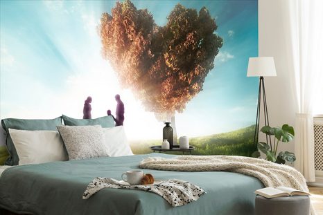 SAMOLEPÍCÍ TAPETA RODINNÉ ŠTĚSTÍ - SAMOLEPÍCÍ TAPETY - TAPETY