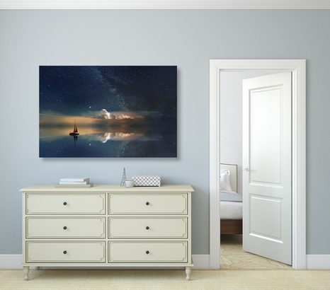 SLIKA LADJA NA MORJU - SLIKE NARAVE IN POKRAJINE - SLIKE