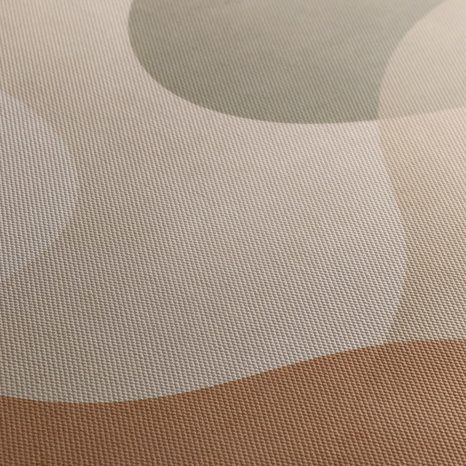 CANVASTAVLA ORGANISKA KURVOR I JORDNÄRA TONER - TAVLOR MED ABSTRAKTA FORMER - TAVLOR