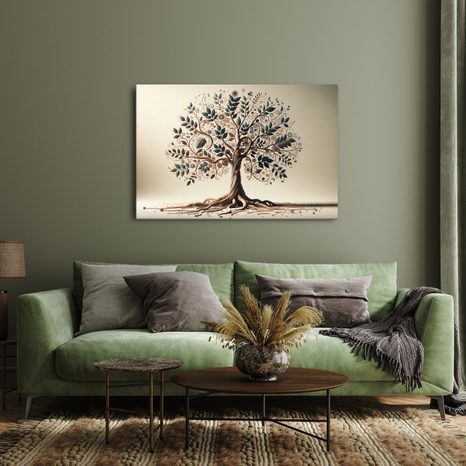 OBRAZ STROM ŽIVOTA S JEMNÝMI DETAILY - OBRAZY STROMY ŽIVOTA - OBRAZY