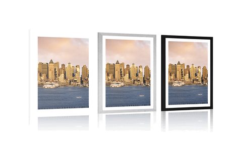 PLAKAT S PASPARTUOM JEDINSTVENI NEW YORK - GRADOVI - PLAKATI