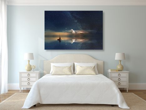 SLIKA LADJA NA MORJU - SLIKE NARAVE IN POKRAJINE - SLIKE